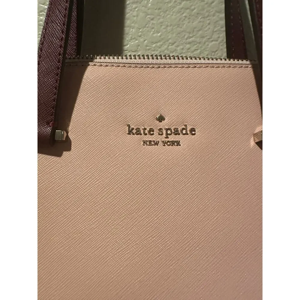 Kate Spade Maise Medium Dome Leather Satchel Bag Purse